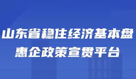 一站匯聚、精準直達！環(huán)球軟件研發(fā)的山東省惠企政策宣貫平臺上線了